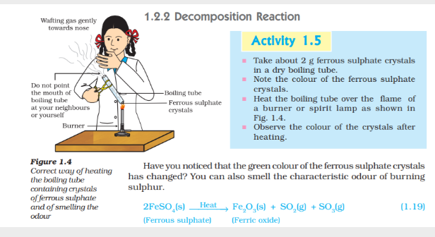 Chemical Reaction and Equations class 10 