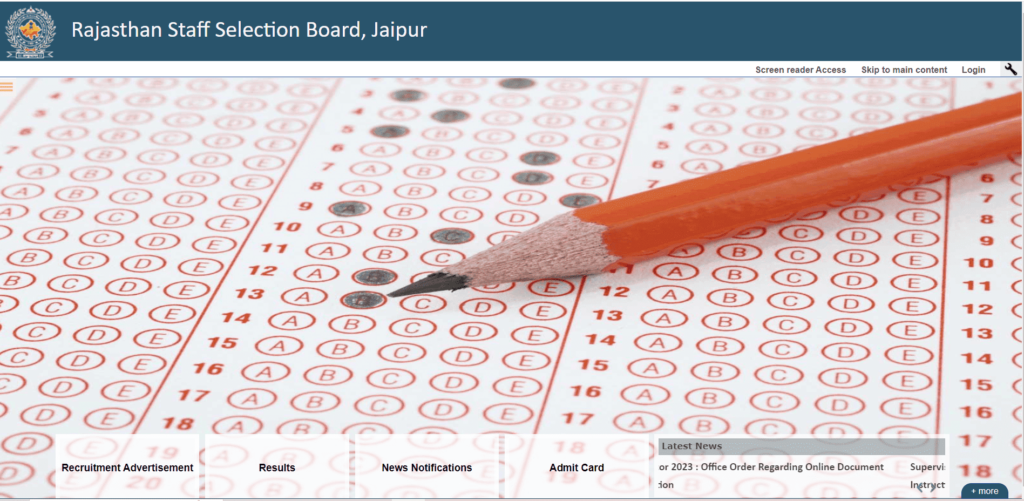 CET Admit Card Released in 2024 RSMSSB Rajasthan 